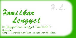 hamilkar lengyel business card